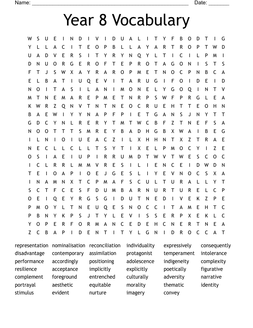 8 Year Old Word Search Printable Word Search Maker