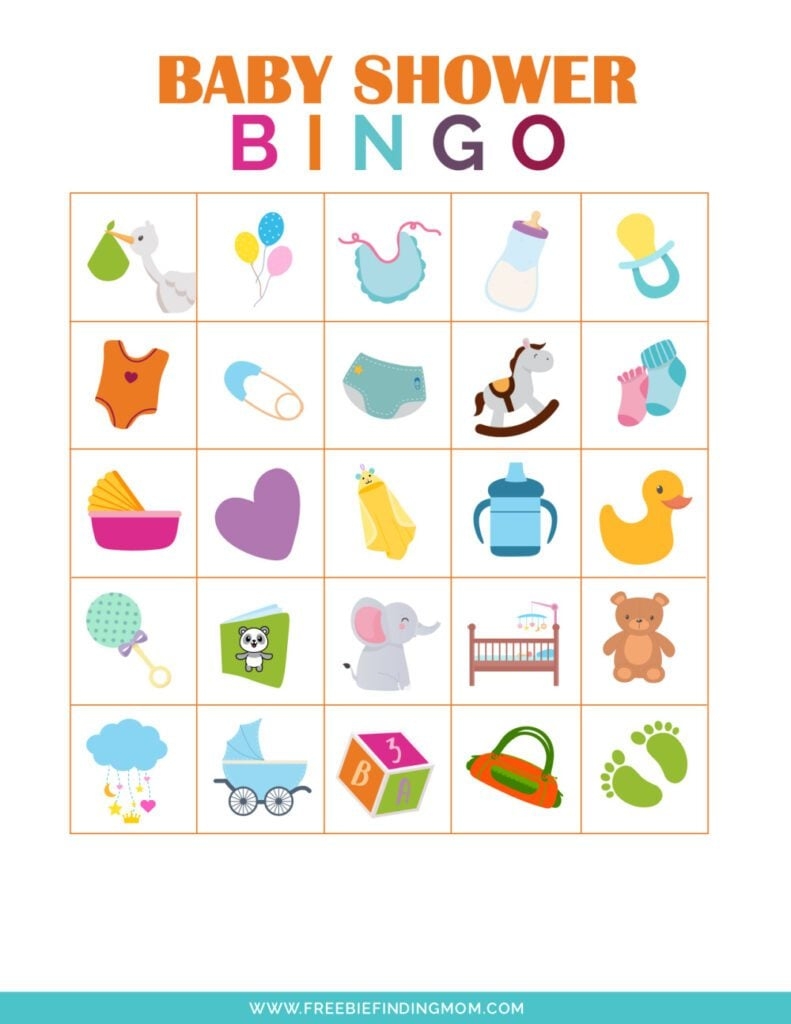 50 free printable baby bingo cards spanish