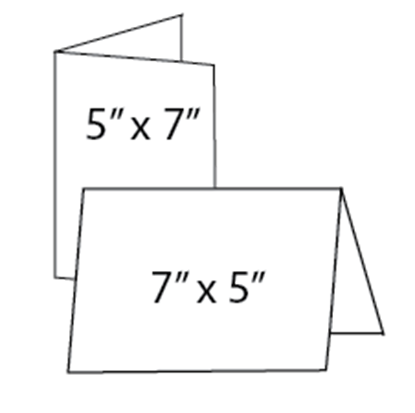 About The Print 4 25 X 5 5 Folded Cards