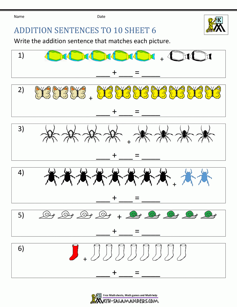 Addition For Kindergarten Worksheets Ideas 2022