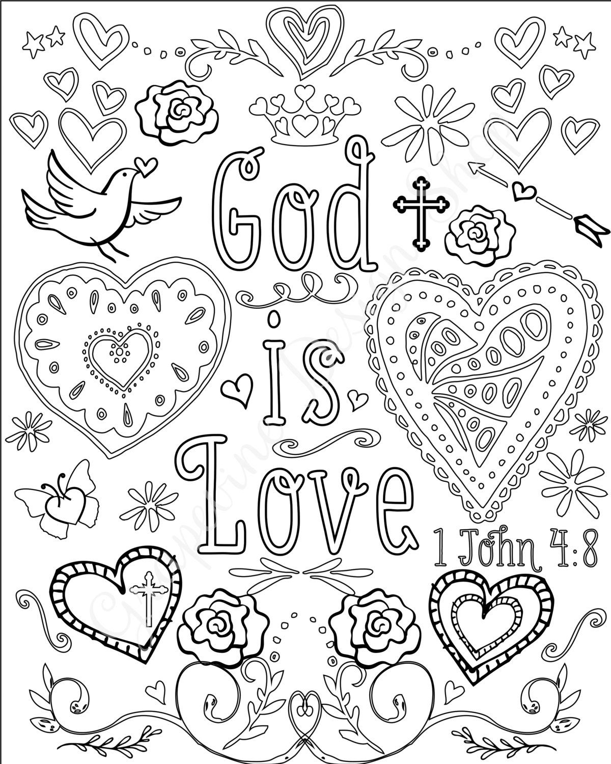 Bible Verses Coloring Pages