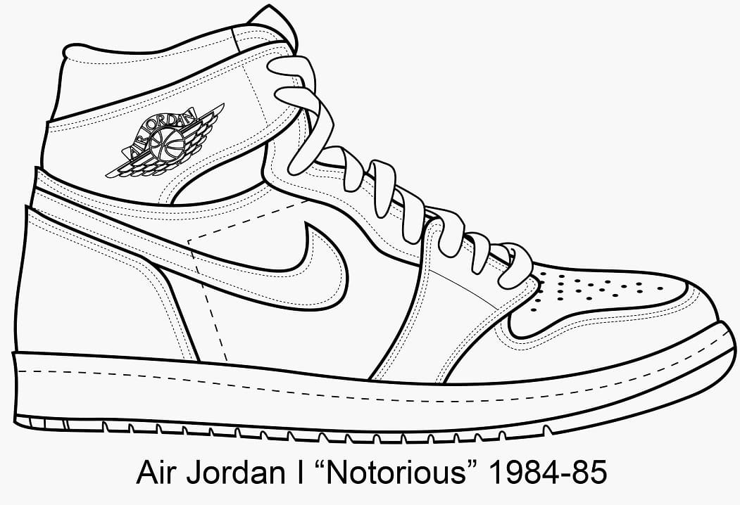 Coloring Pages Of Jordans