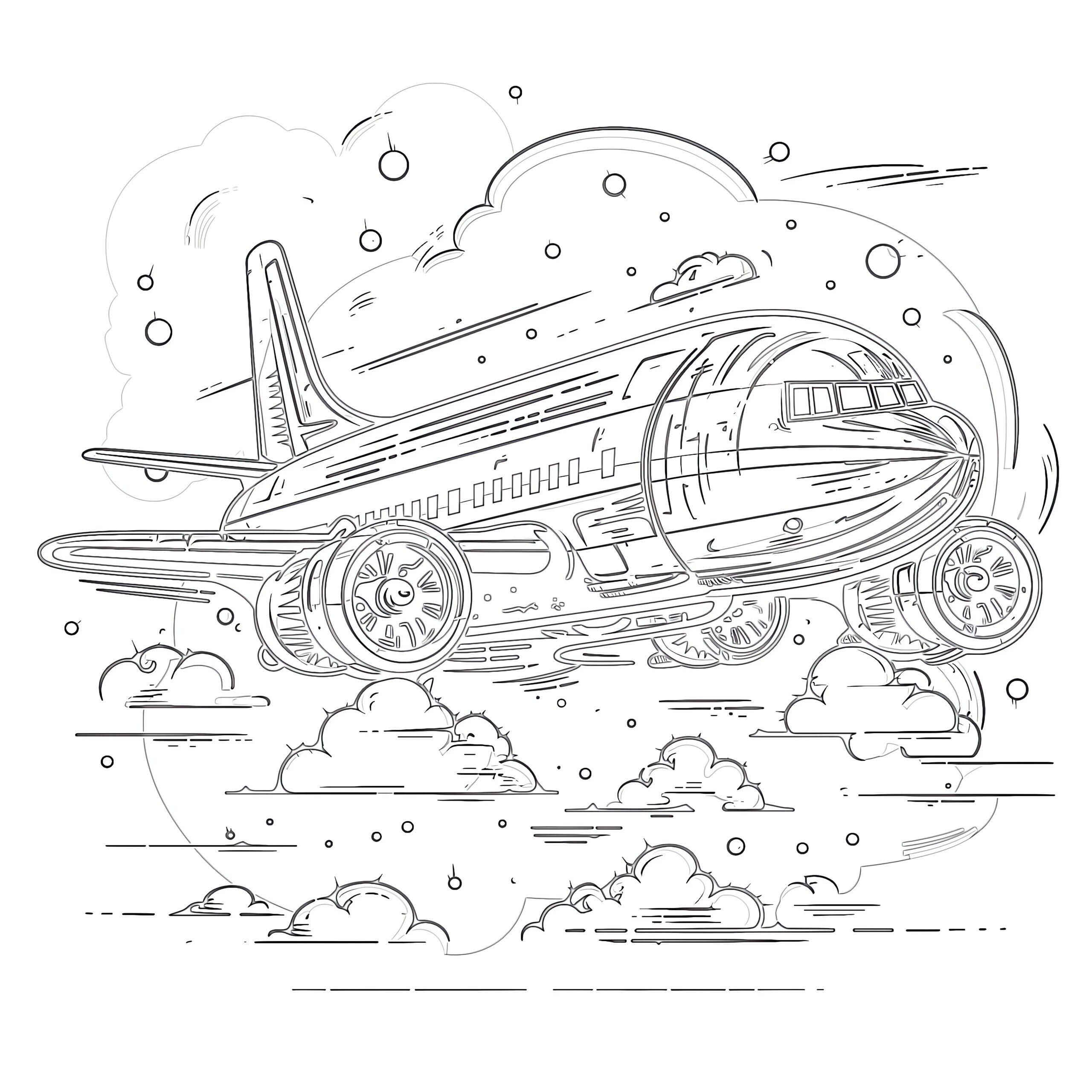 Airplane Coloring Pages Free Coloring Page Coloring Pages Mimi Panda 