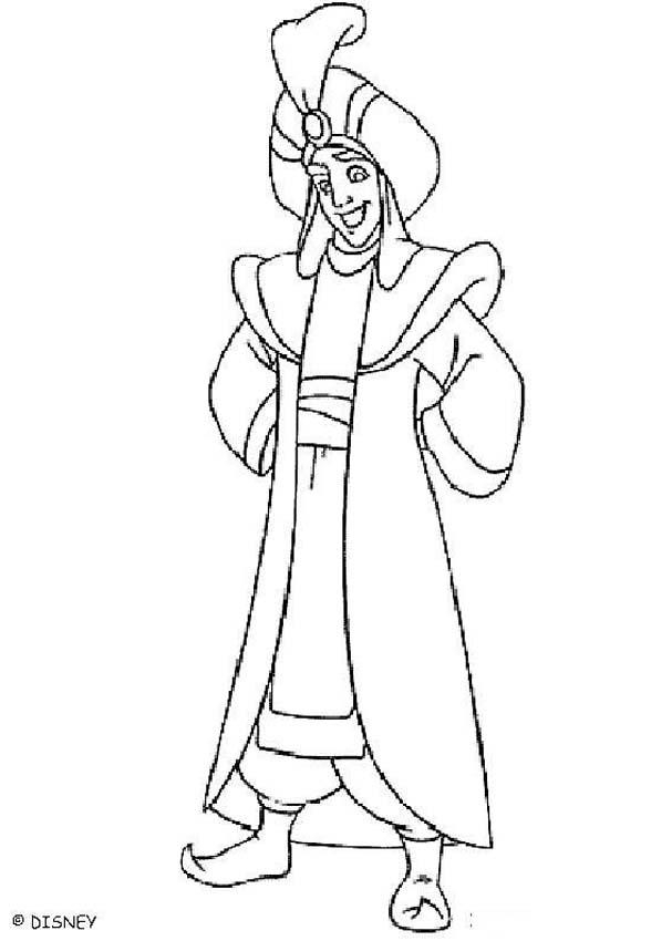 Aladdin Coloring Pages Hellokids
