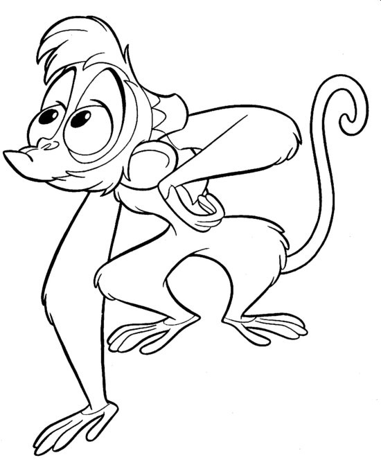 Aladdin Disney Coloring Pages Print