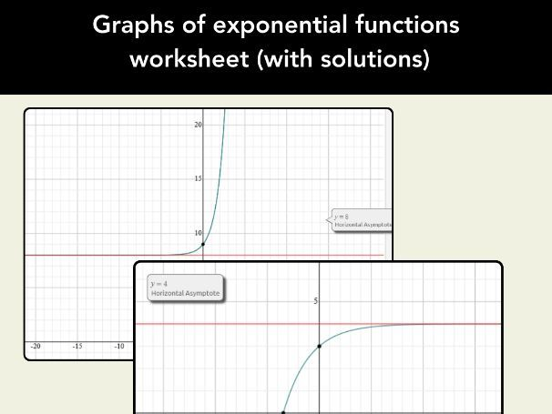 Algebra B Graphs Of Exponential Functions Worksheet Bssd