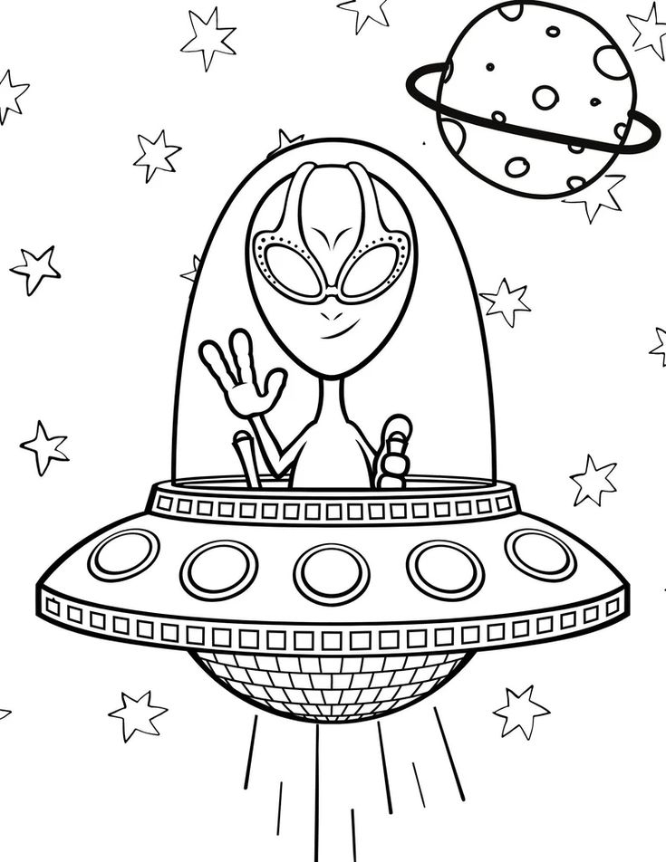 Aliens Coloring Pages Aliens PDF Aliens Printables Aliens Coloring 