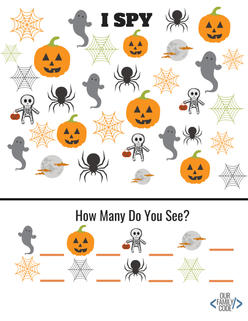 halloween worksheets for kids