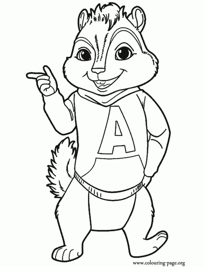 Alvin And The Chipmunks 2 Printable Coloring Pages Coloring Home