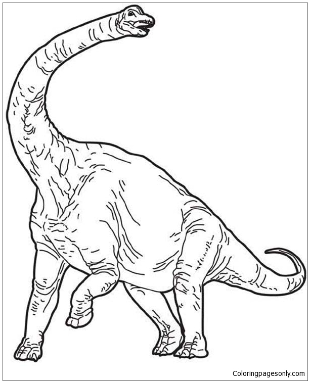 Angry Brachiosaurus Coloring Pages Brachiosaurus Coloring Pages 