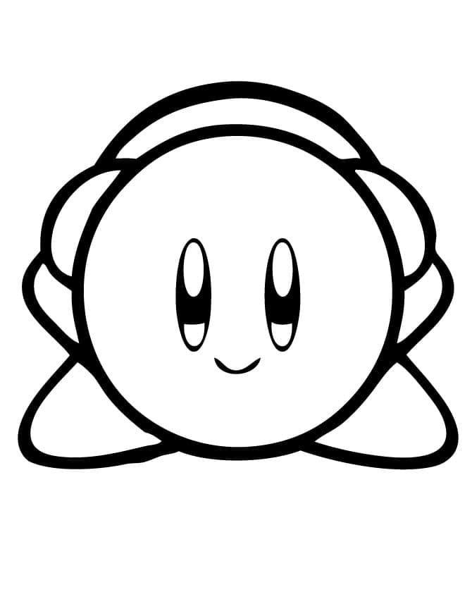 Angry Kirby Coloring Page Free Printable Coloring Pages For Kids