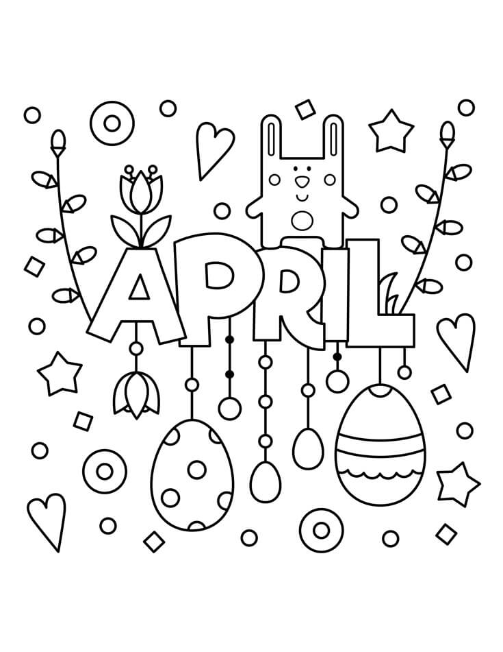April 8 Coloring Page Free Printable Coloring Pages For Kids