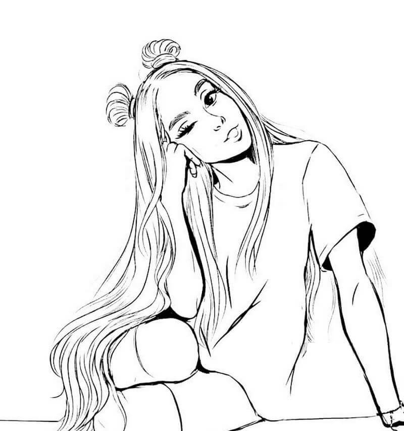 Ariana Grande 2 Coloring Page Free Printable Coloring Pages For Kids