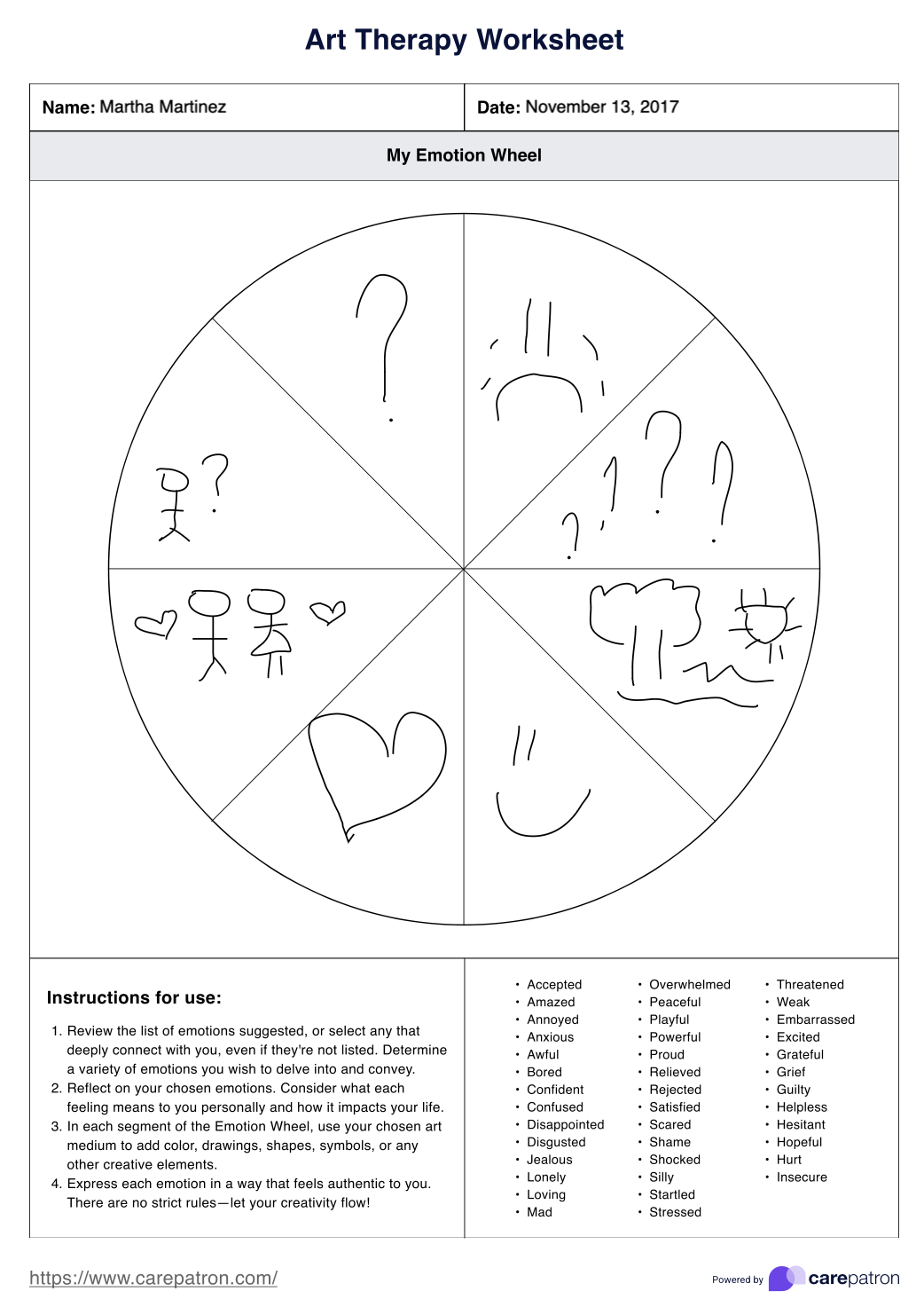 printable art therapy activities pdf