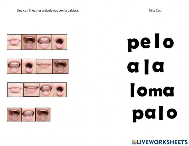 Articulemas P L Worksheet Worksheets