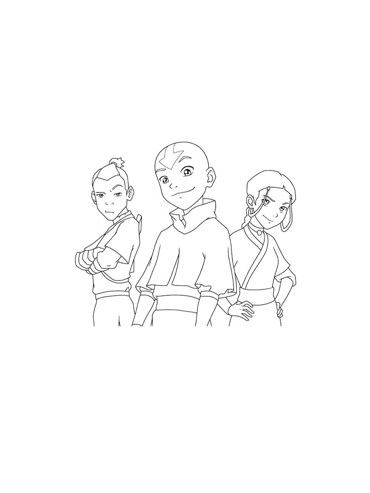 Avatar Last Airbender Coloring Pages