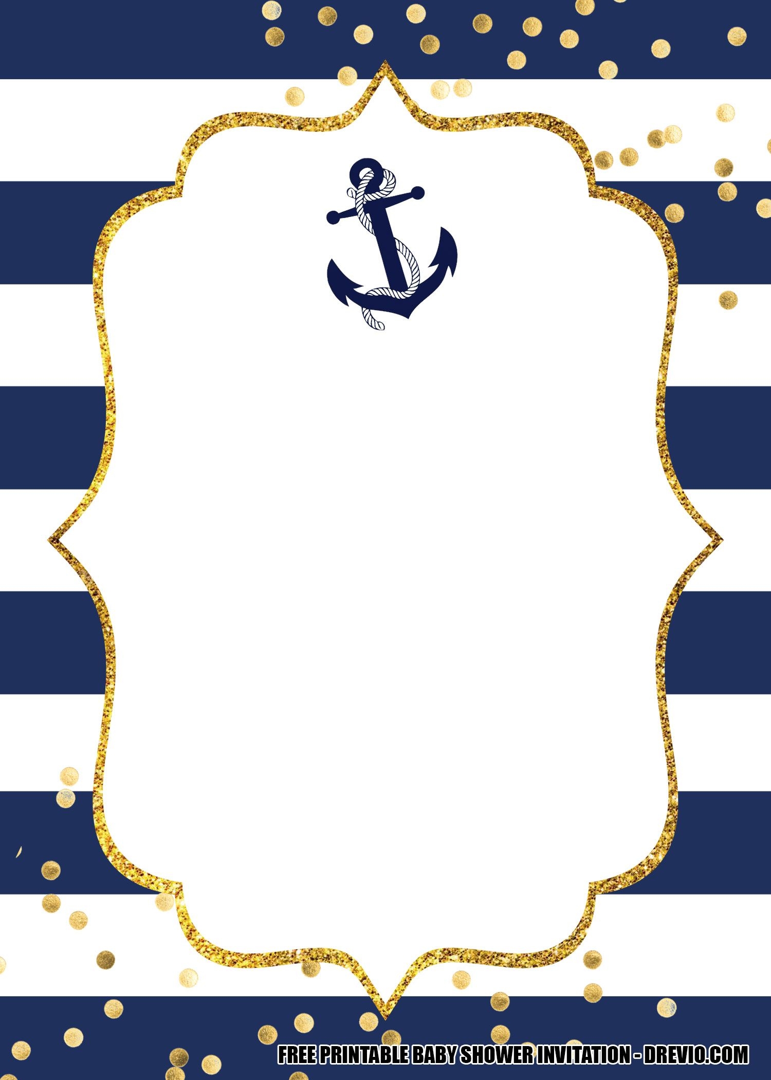nautical invitation templates free download