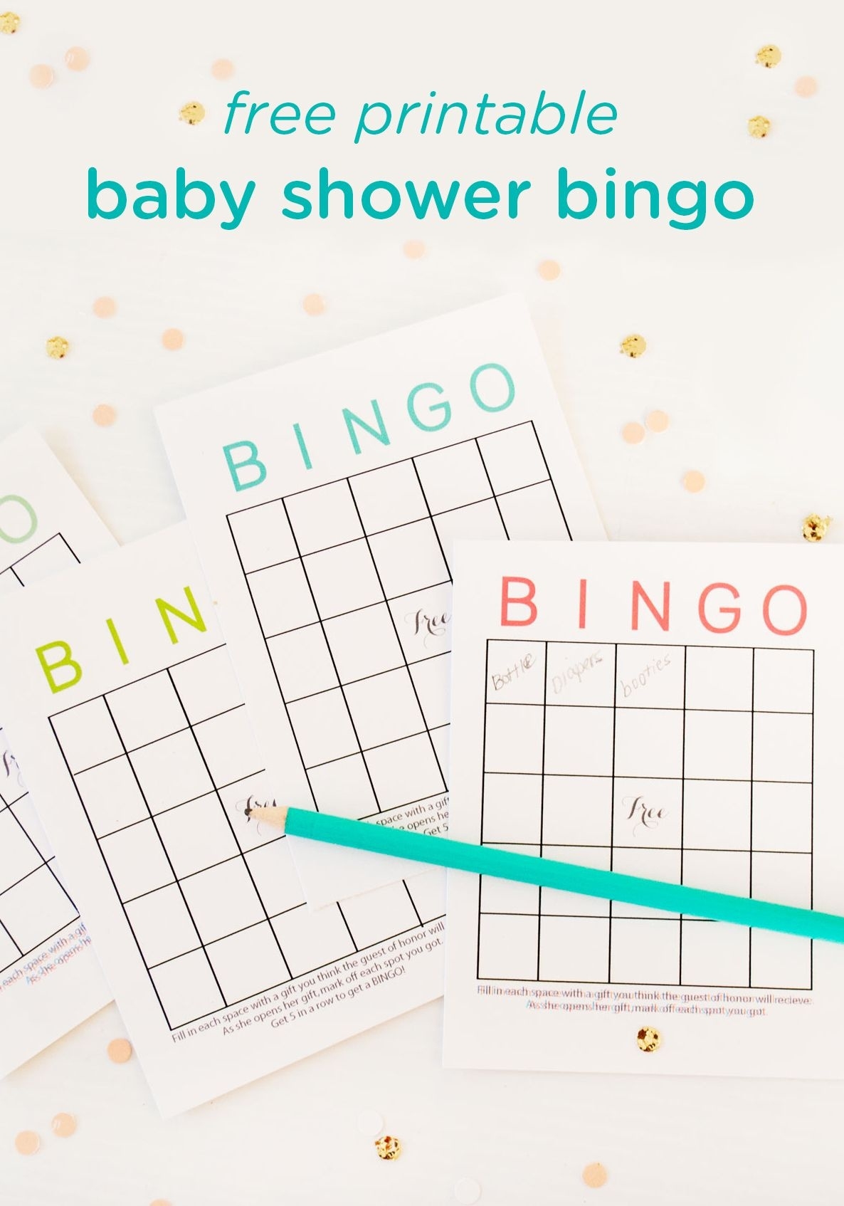 Baby Shower Bingo Cards 50 Free Printable Baby Bingo Cards Free