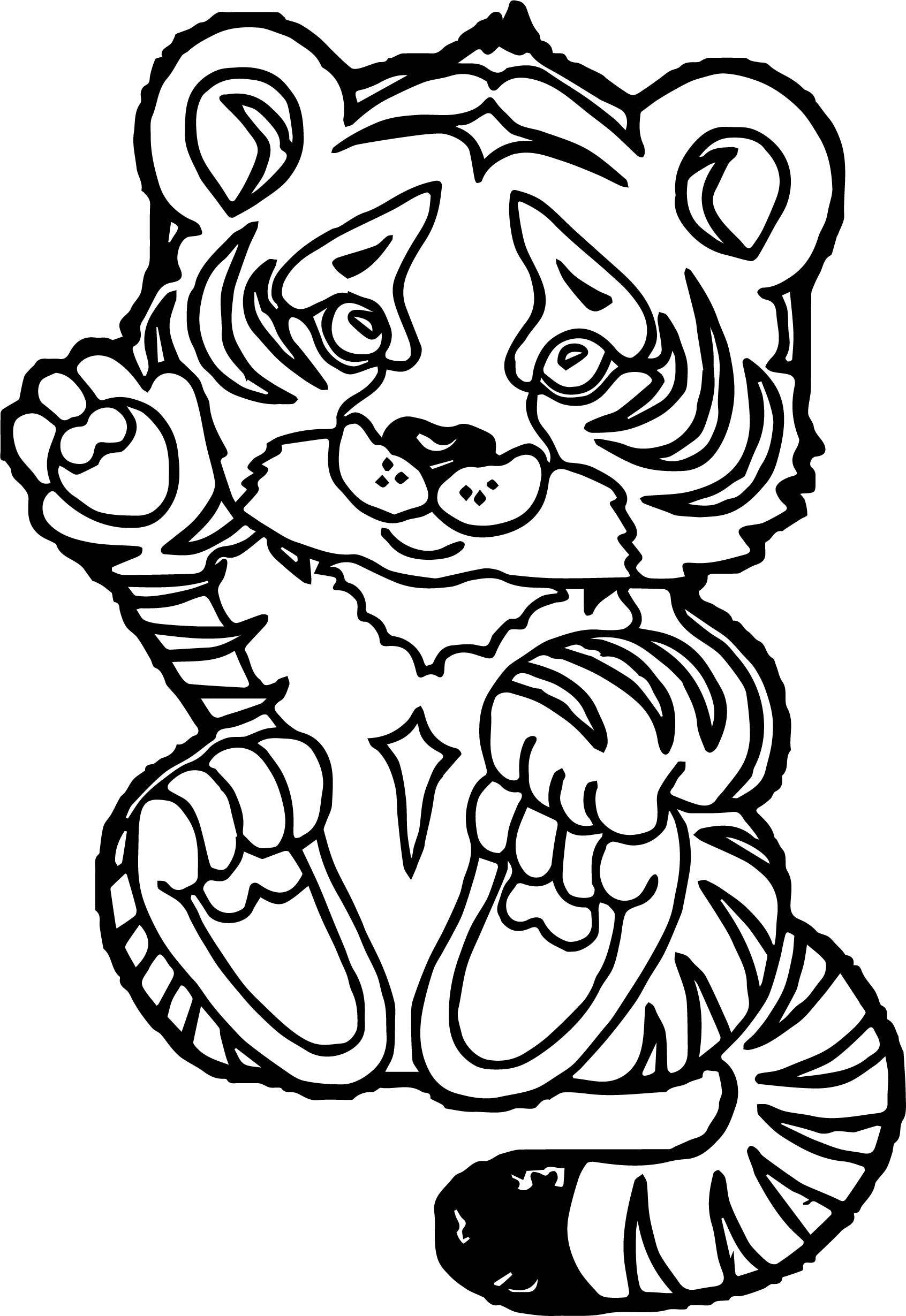 printable tiger pictures to color