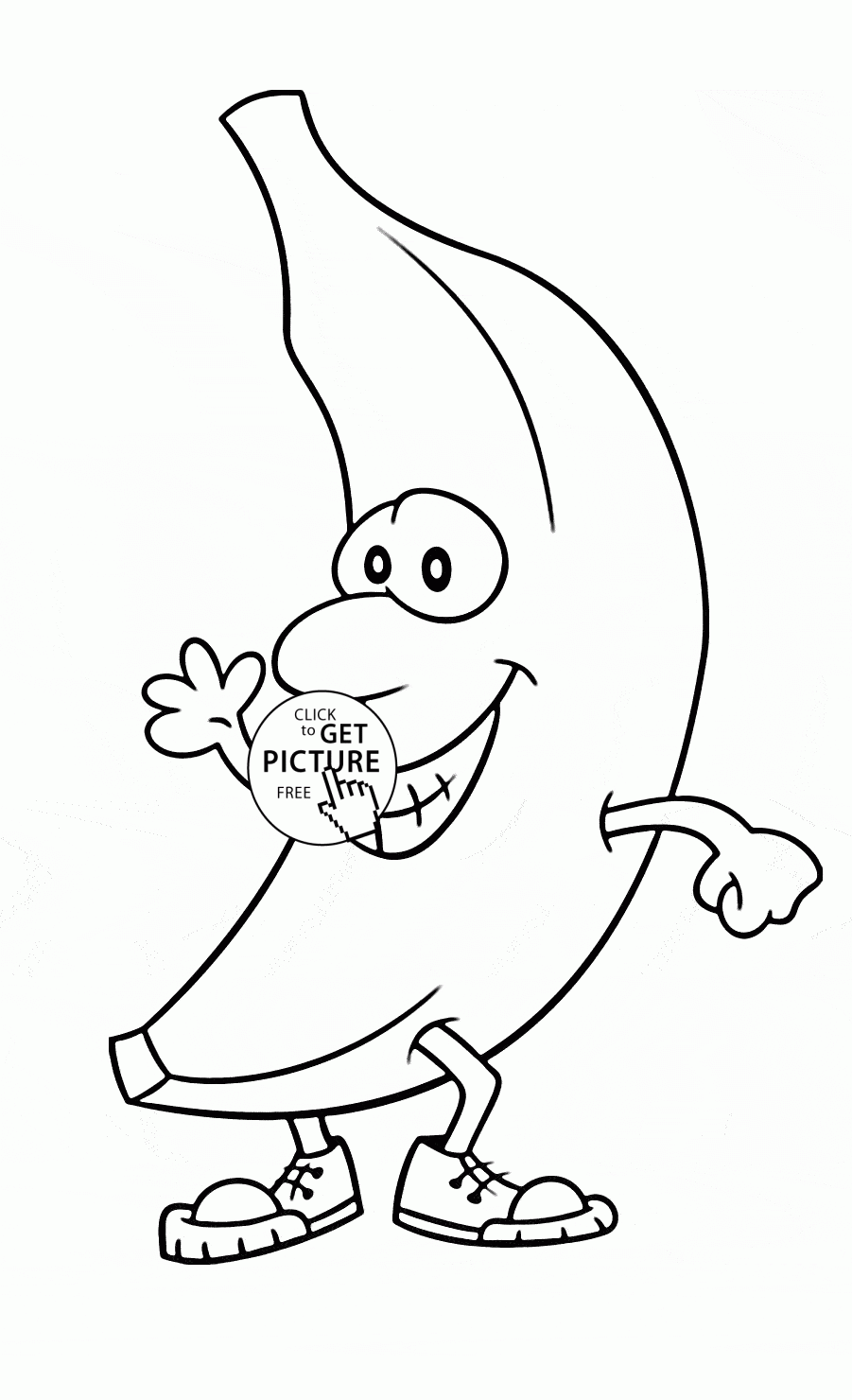 Banana Coloring Pages Print Coloring Home