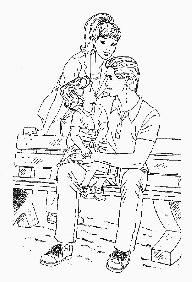 Coloring Pages Of Barbie Dolls
