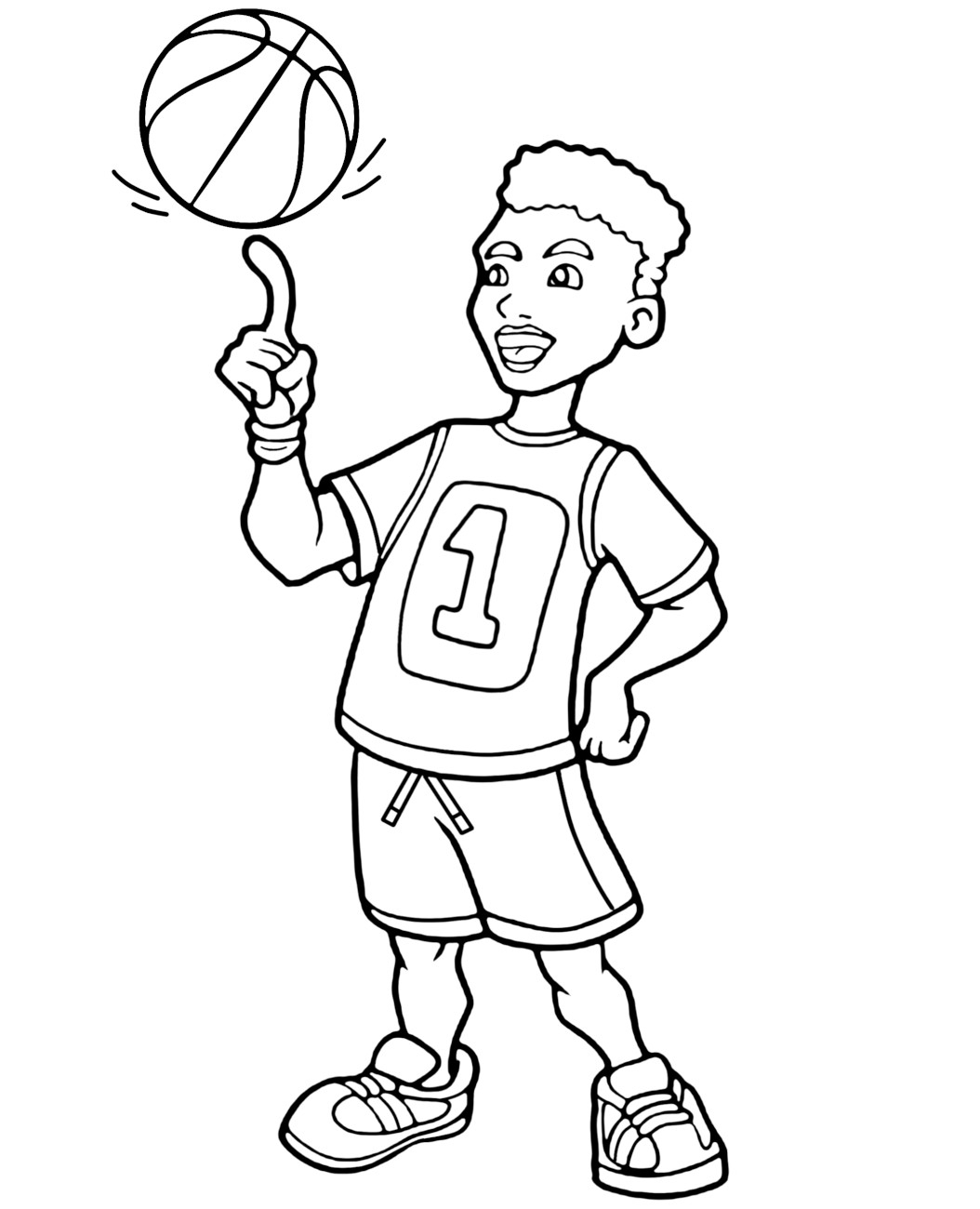 Basketball Players Coloring Pages