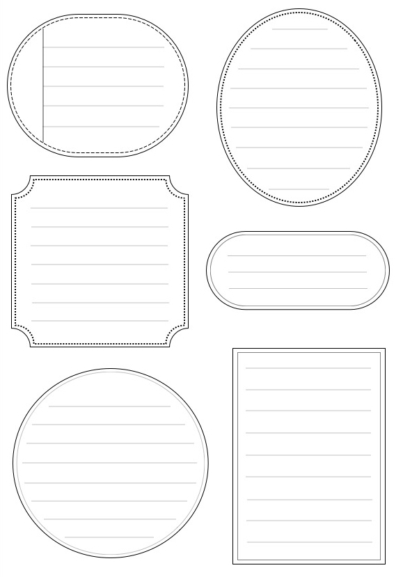 Be Different Act Normal Printable Journaling Cards