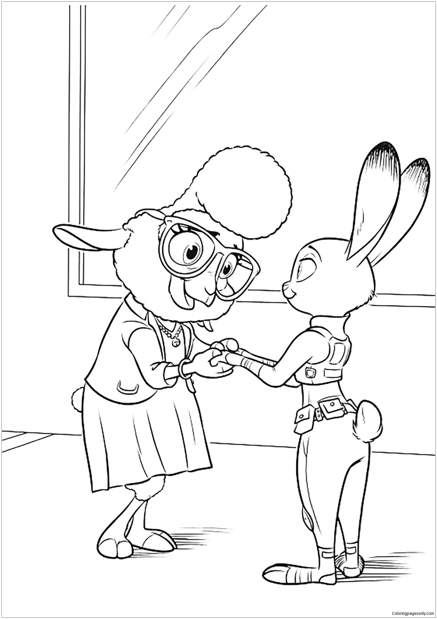 Zootopia Coloring Pages