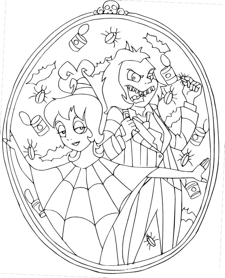 Beetlejuice 5 Coloring Page Free Printable Coloring Pages For Kids