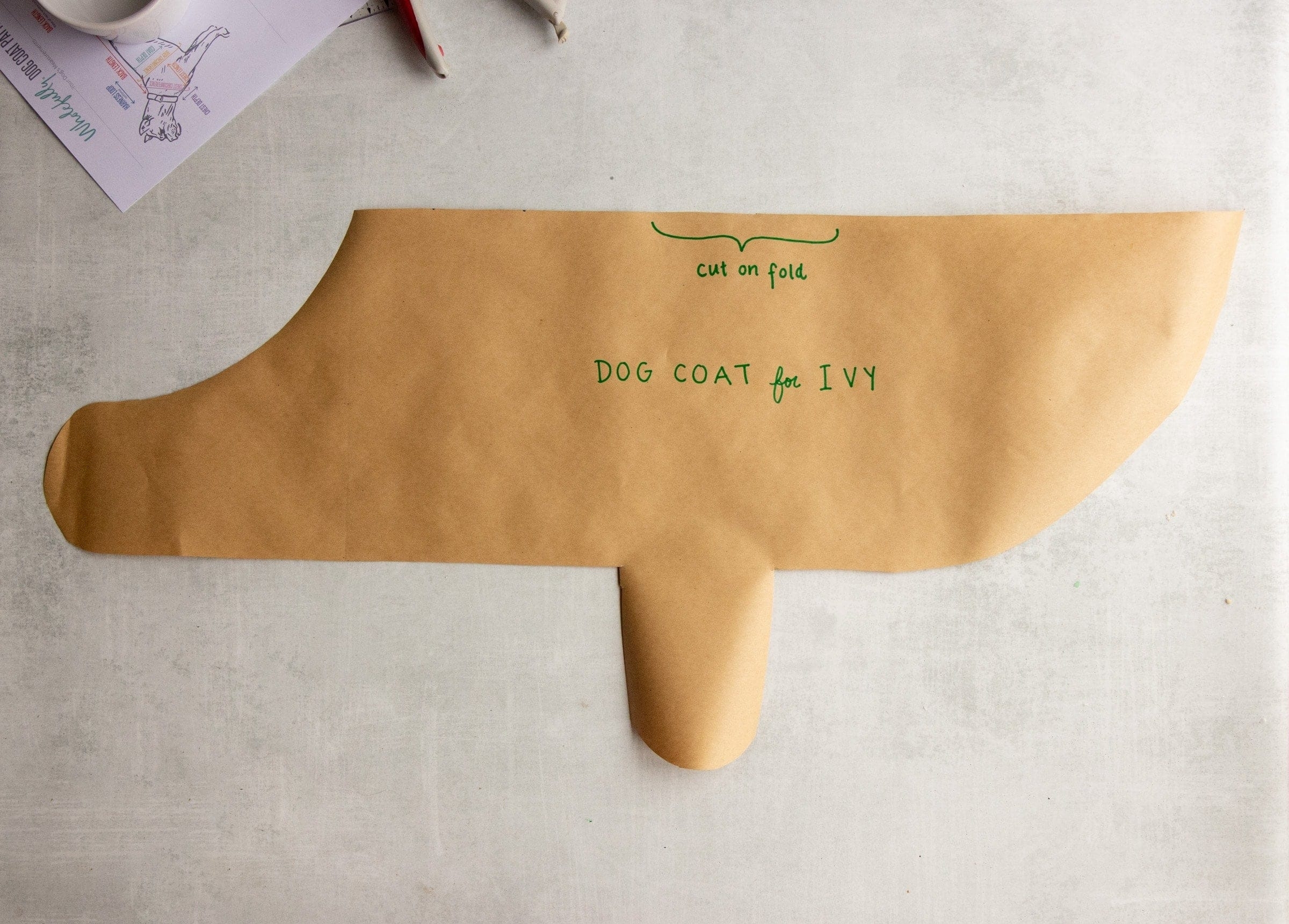 Beginner Template Dog Coat Sewing Patterns Free Printable Printables 