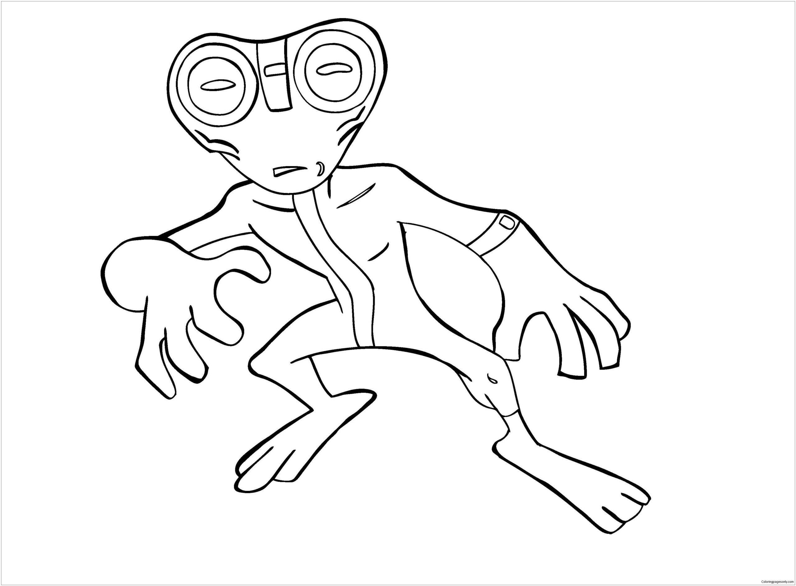 Ben 10 Aliens Coloring Page Free Printable Coloring Pages