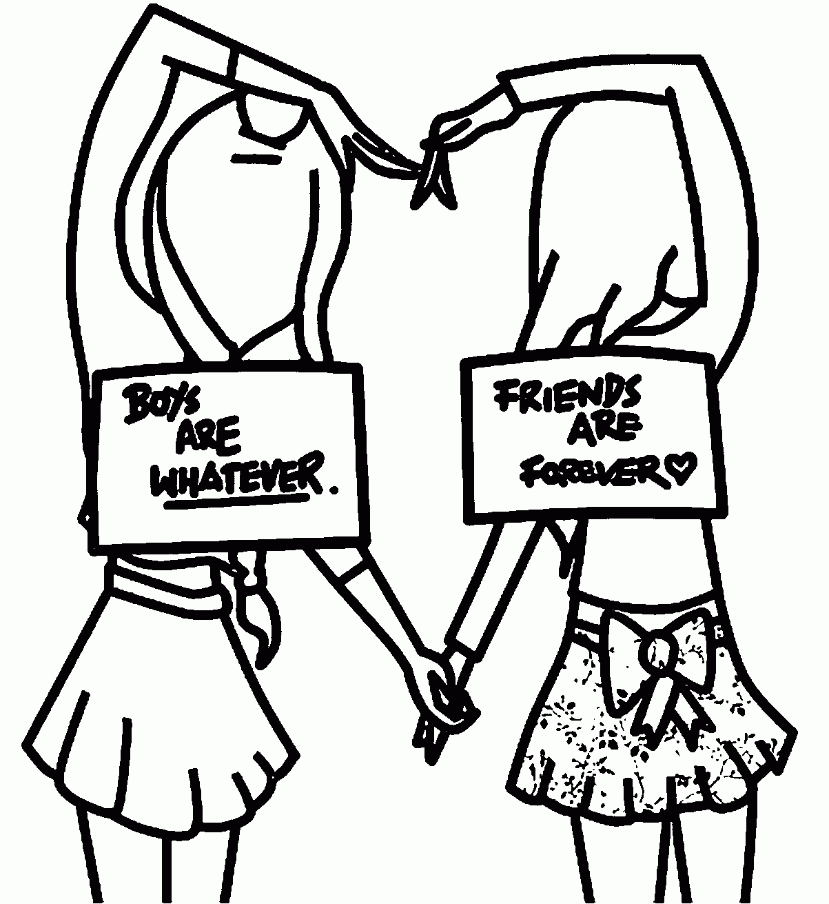 Best Friend Coloring Pictures Coloring Pages For Kids And For Adults 