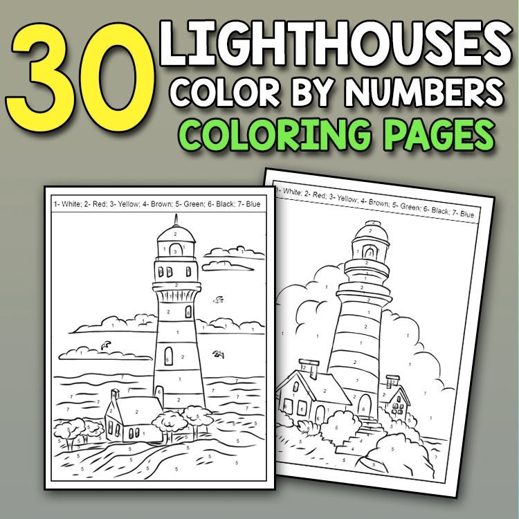 free printable pictures of lighthouses to color