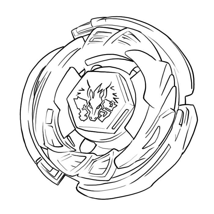 Beyblade Coloring Pages Coloring Home