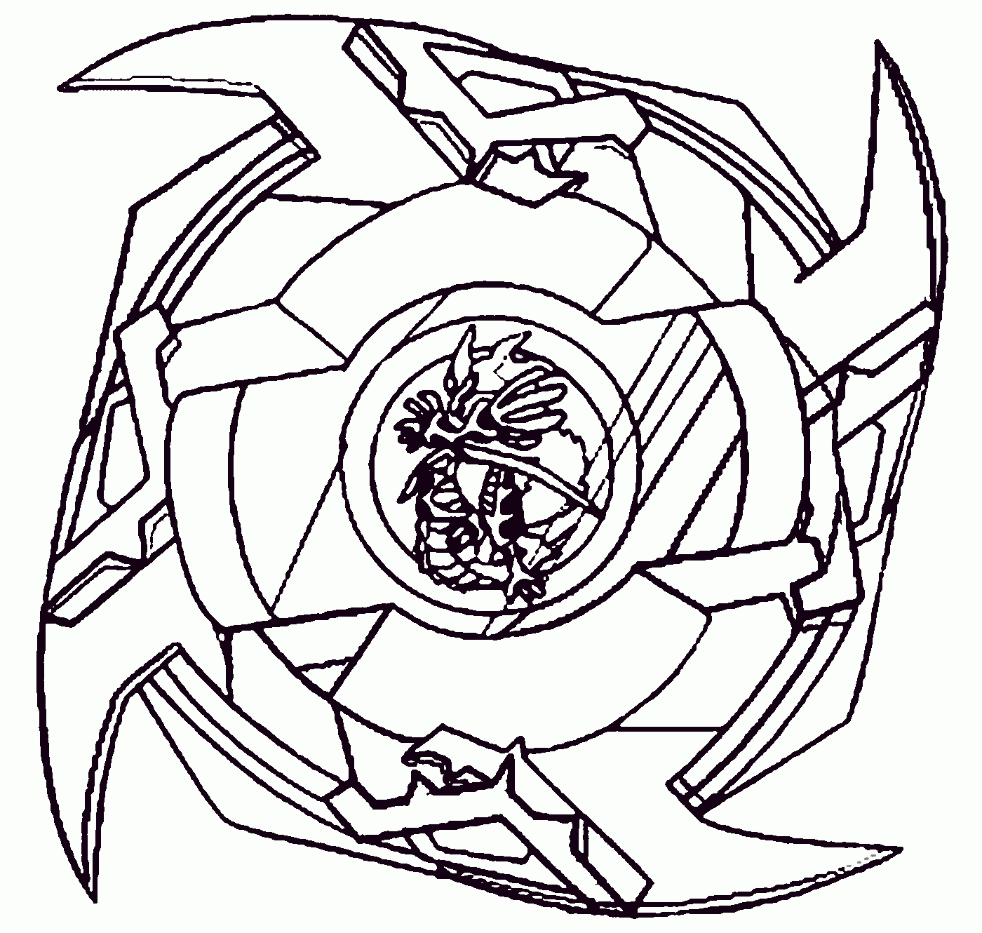 Beyblade Coloring Pages Coloring Home