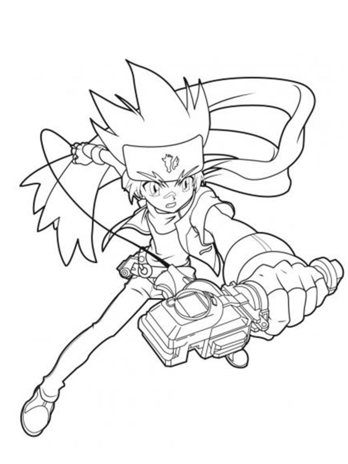 Beyblade Coloring Pages Coloring Home