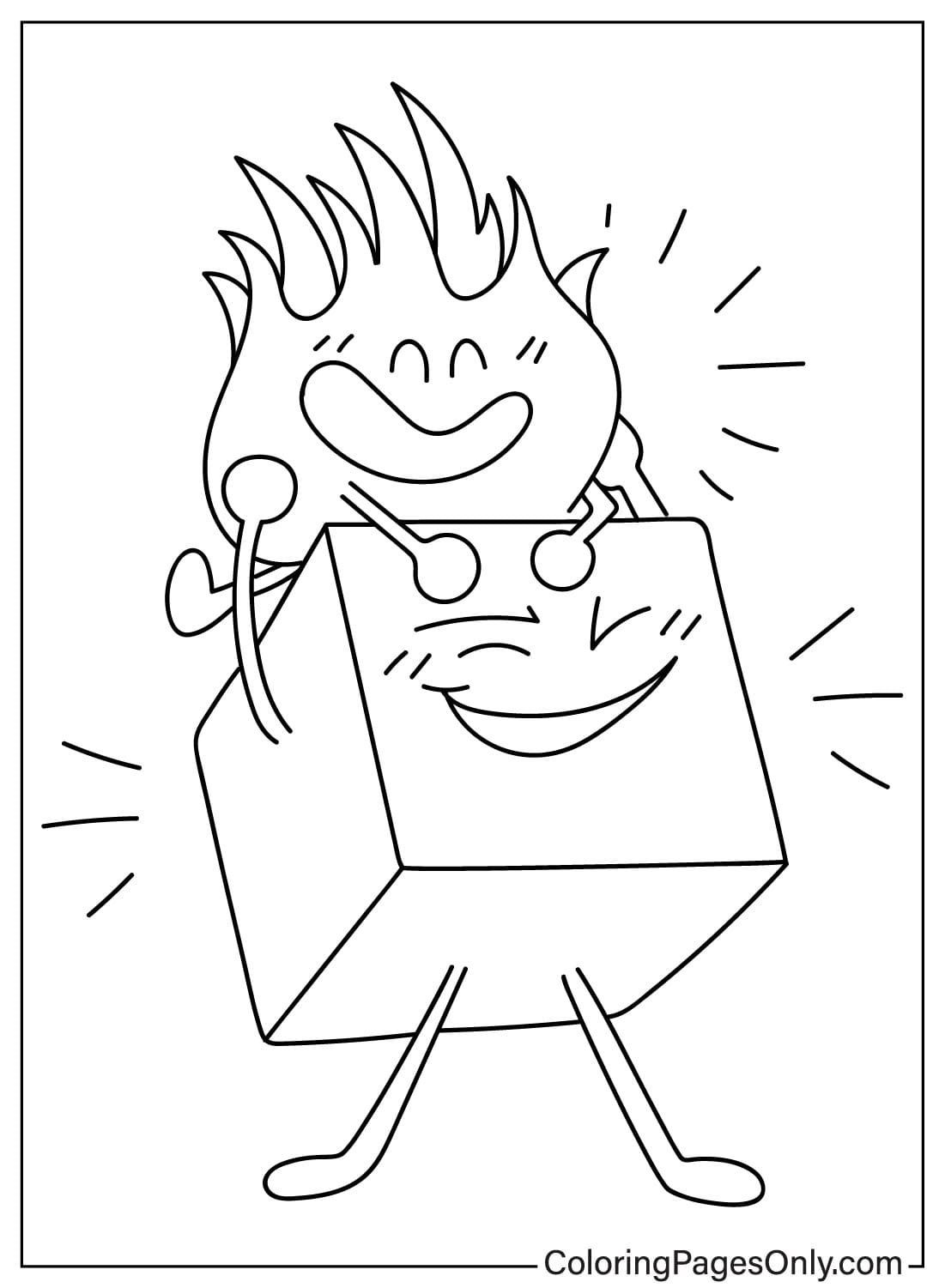 BFDI Coloring Pages Coloring Nation