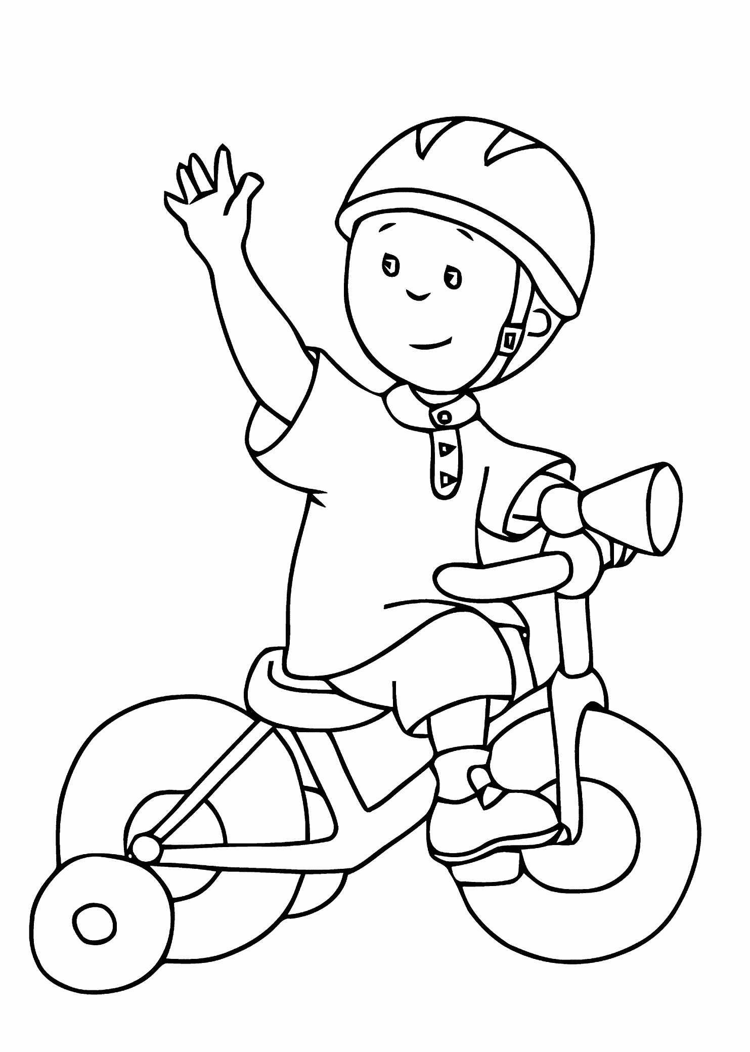Bicycle Coloring Page Coloring Home