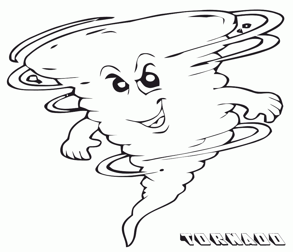 Big Tornado Coloring Page Free Printable Coloring Pages For Kids