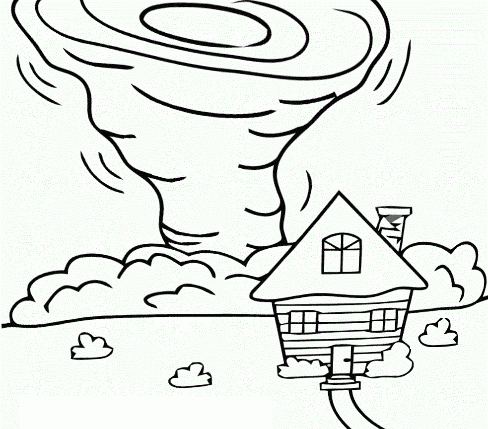 Big Tornado Coloring Page Free Printable Coloring Pages For Kids