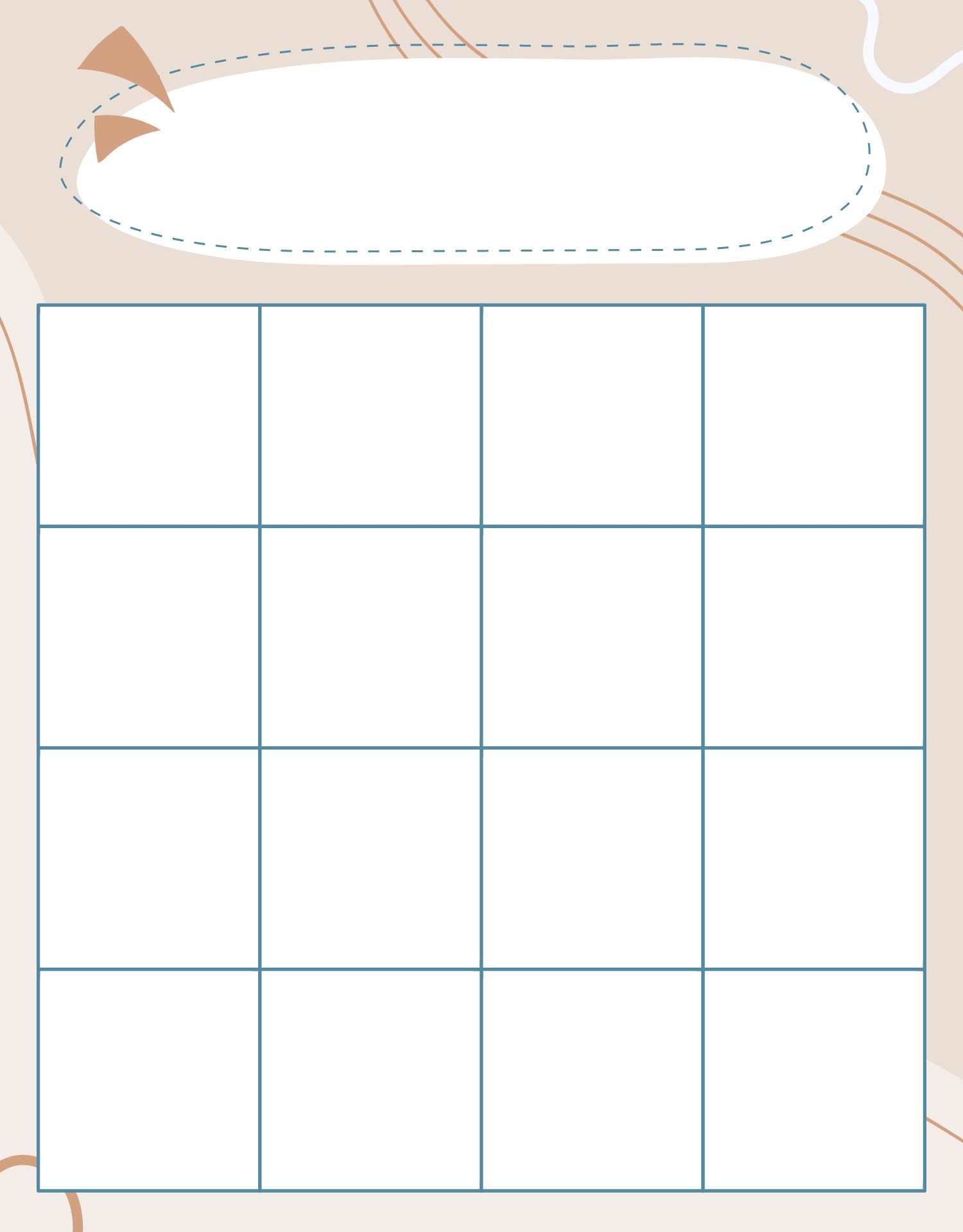 2025 bingo card template free printable