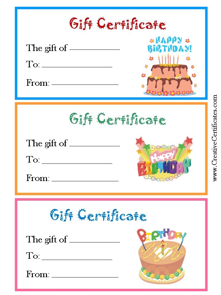 Birthday Certificate Templates Free Printable Modern Resume Template Word