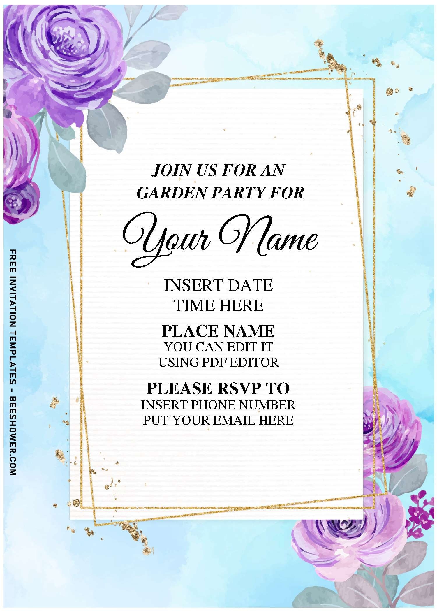 Birthday Invitation Cards Printable Prntbl concejomunicipaldechinu gov co