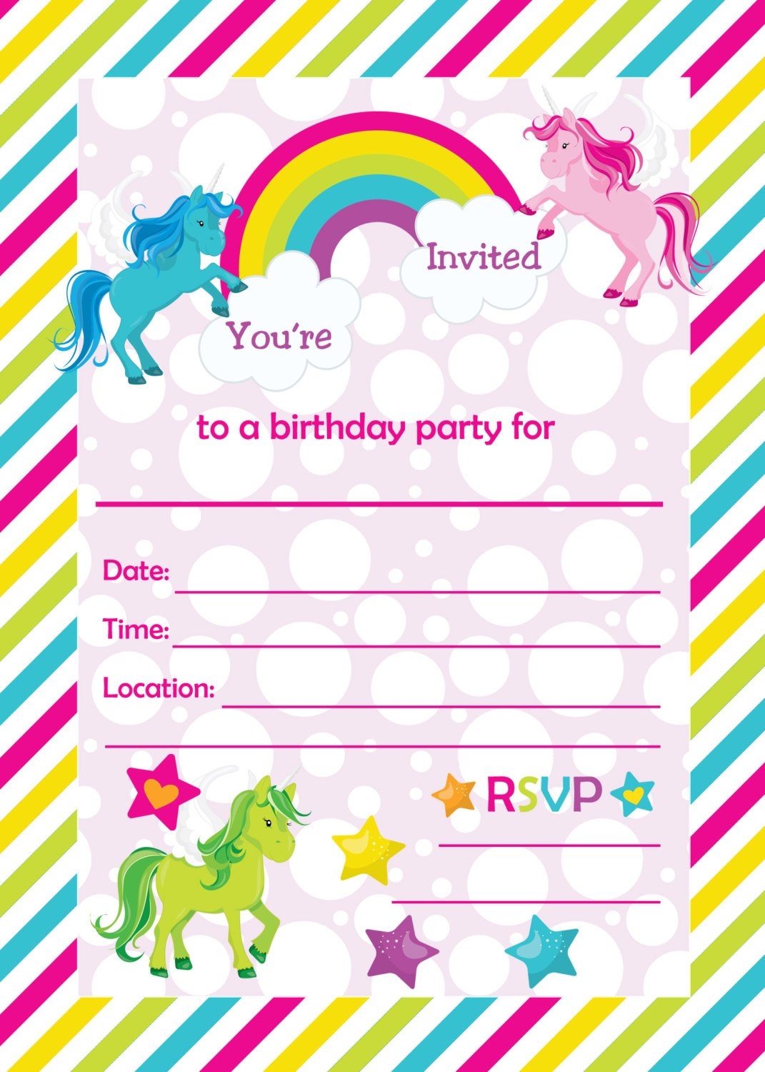 free birthday invitation templates printable