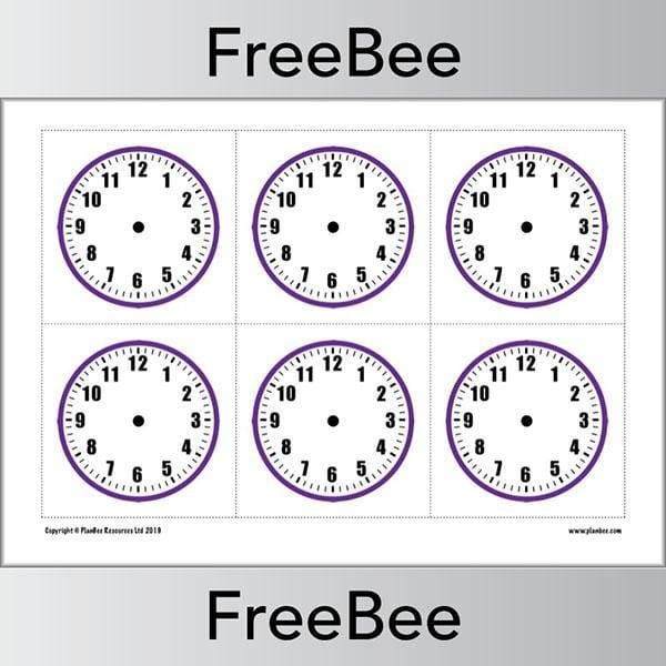 Blank Clock Faces Worksheet Telling Time Practice Sheets
