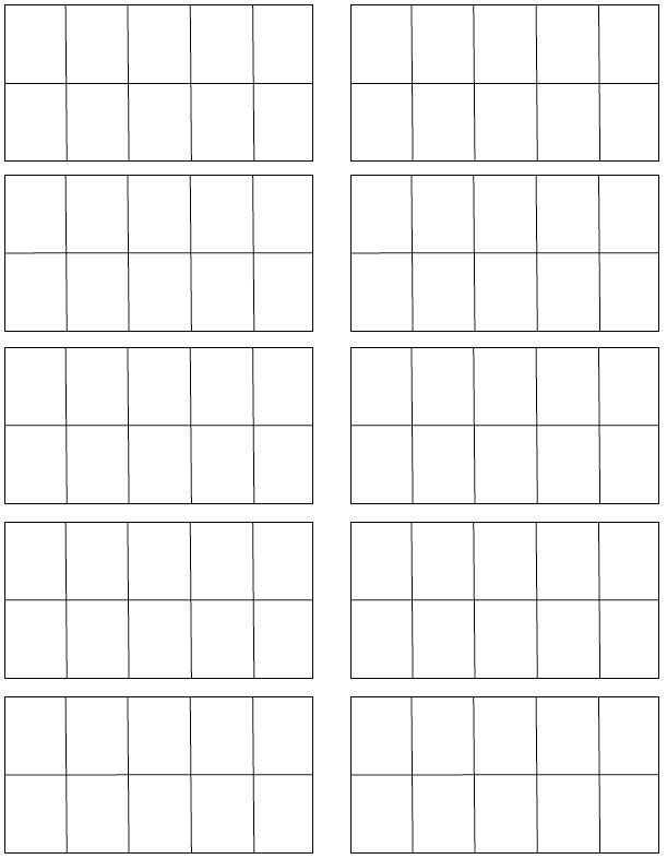 Blank Ten Frame Cards Printable Kidsworksheetfun