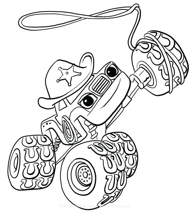 Blaze Monster Machine Coloring Pages At GetDrawings Free Download