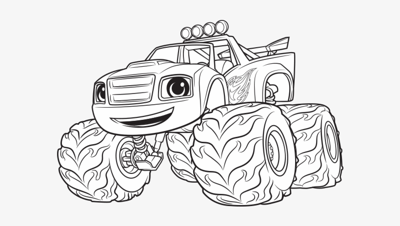 Blaze The Monster Machine Coloring Pages