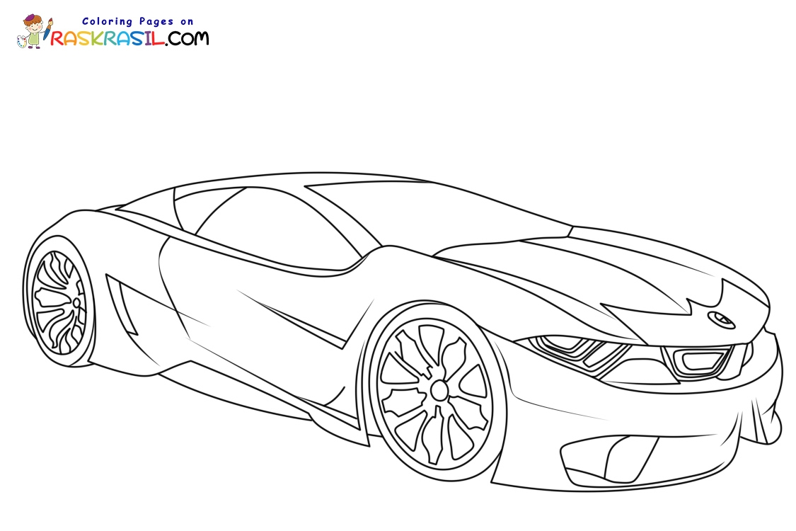 BMW Coloring Pages Free Printables