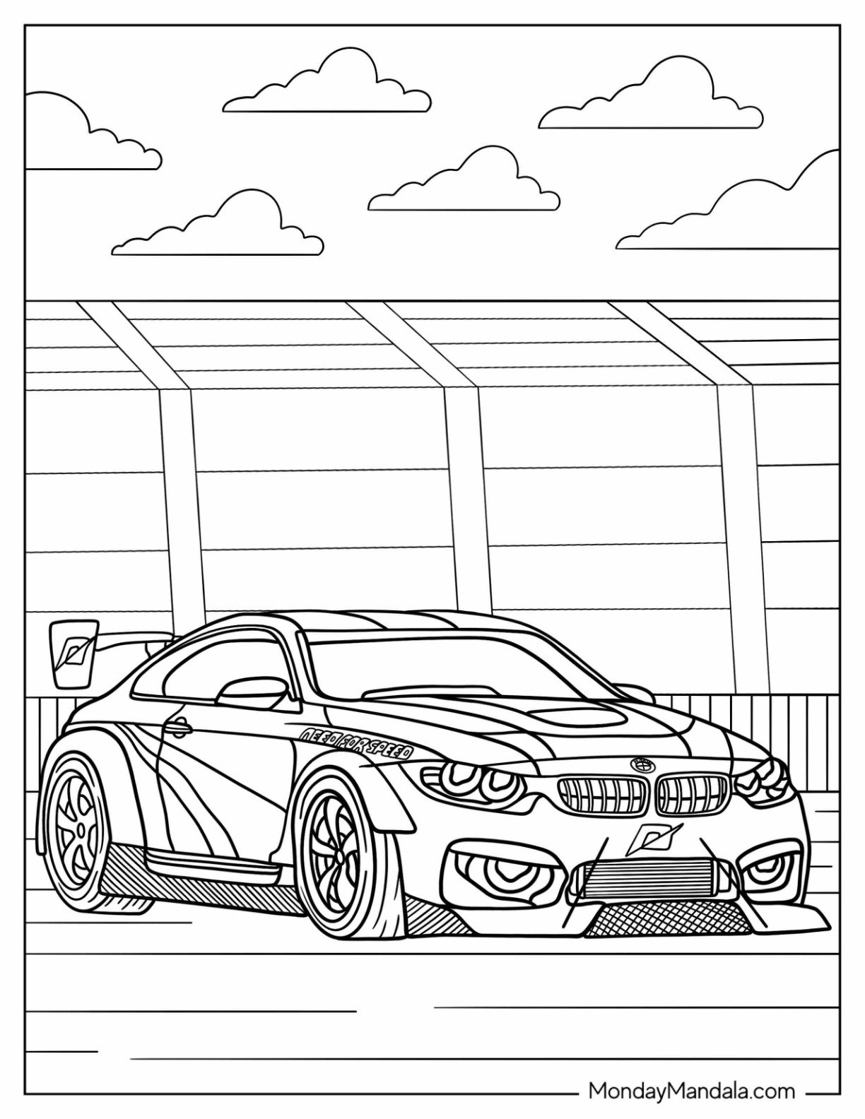 Bmw M4 Coloring Pages Infoupdate